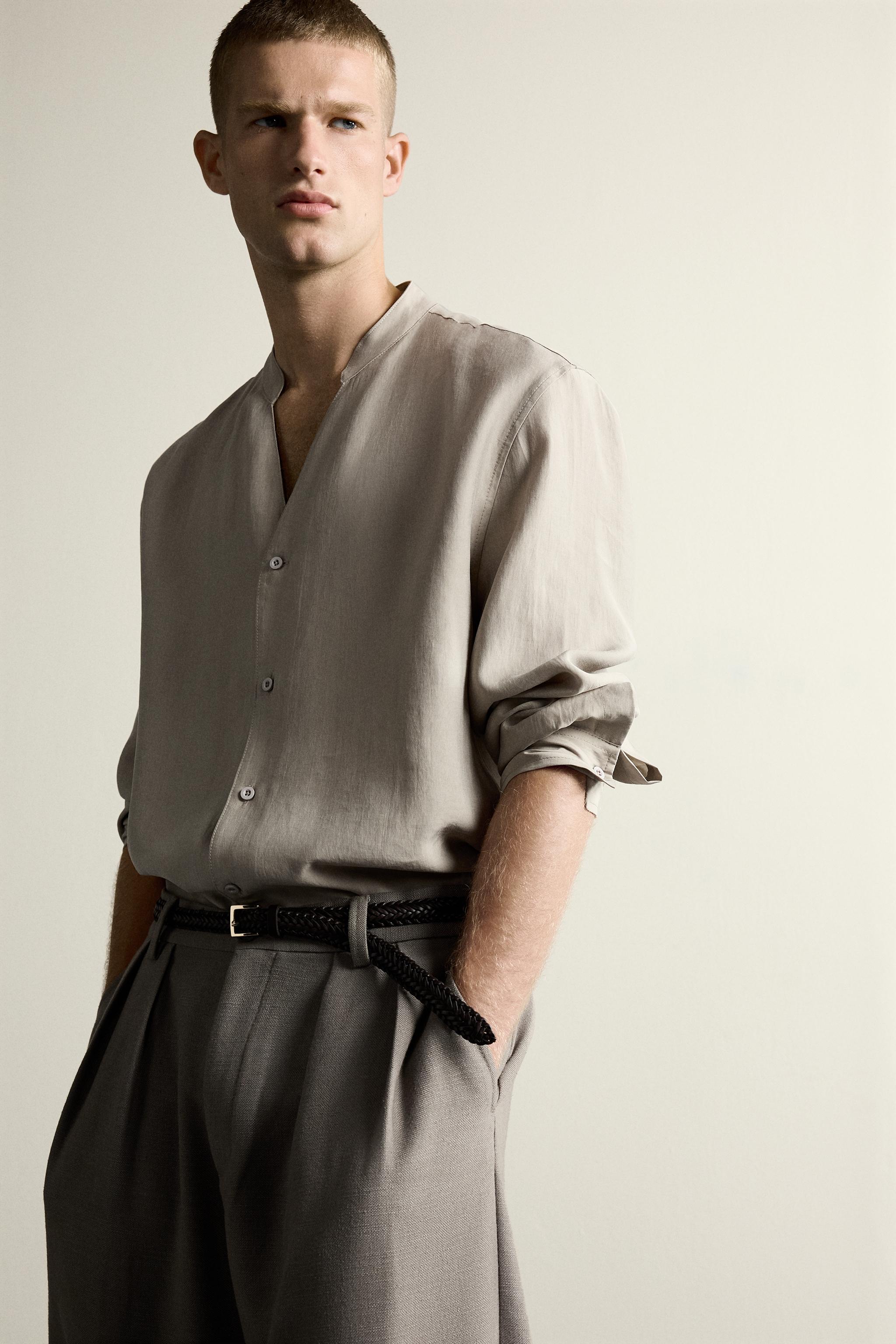 CHEMISE JACQUARD COUPE DÉCONTRACTÉE